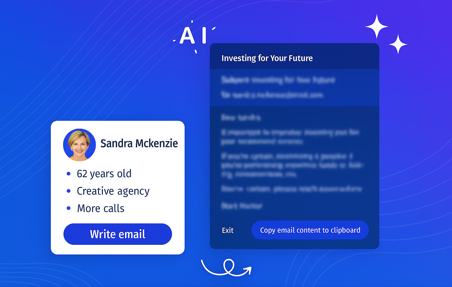 Create personalized emails with AI